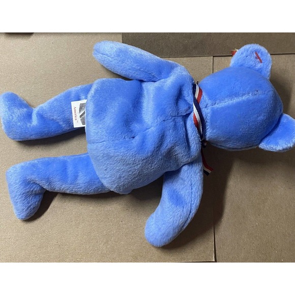 TY Beanie Baby America the Bear Plush With Tag Errors - Picture 4 of 9